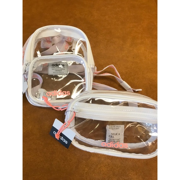 adidas Handbags - *BUNDLE* Adidas Mini Clear Backpack/Waist Pack